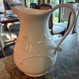 Juliska Berry & Thread Whitewash Pitcher 10"